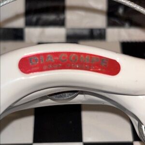 Classic 80s White Dia-Compe Brake Calipers